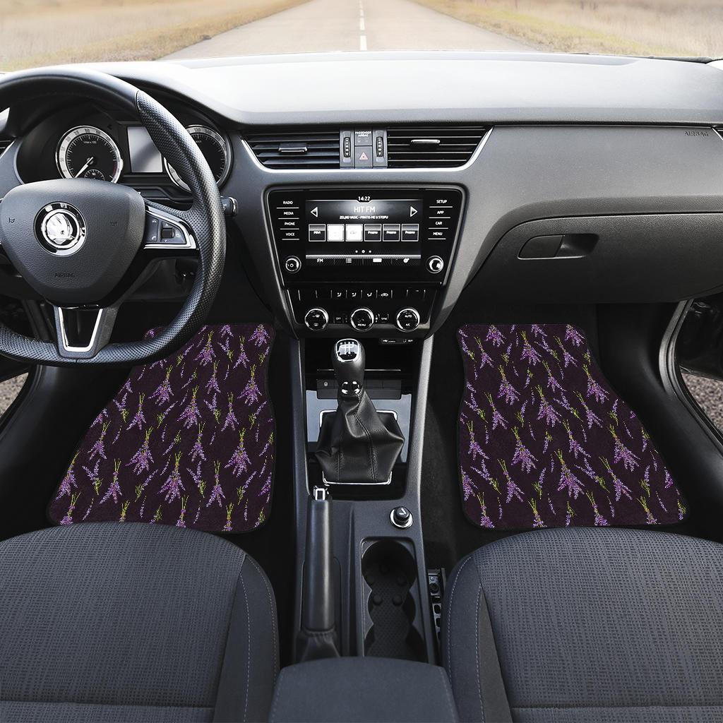 Lavender Pattern Print Design LV05 Car Floor Mats-JorJune.com
