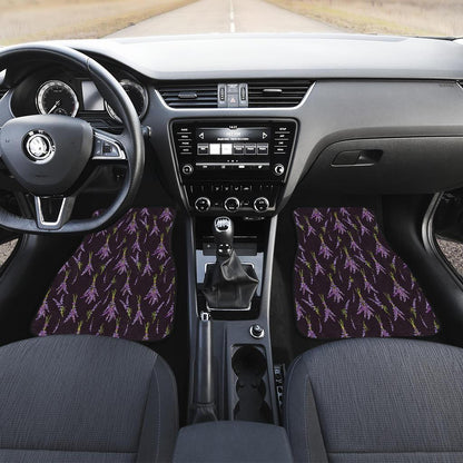 Lavender Pattern Print Design LV05 Car Floor Mats-JorJune.com