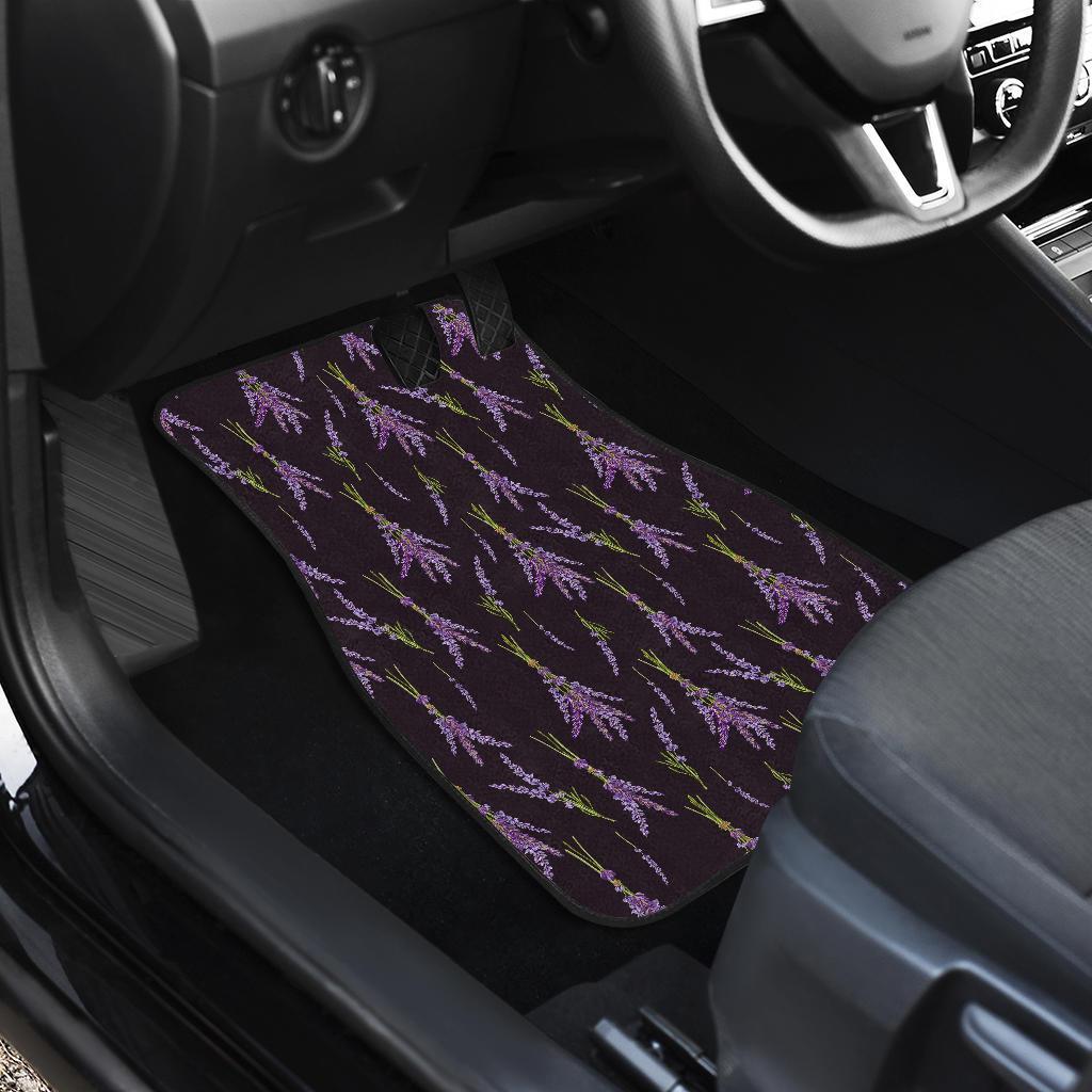 Lavender Pattern Print Design LV05 Car Floor Mats-JorJune.com