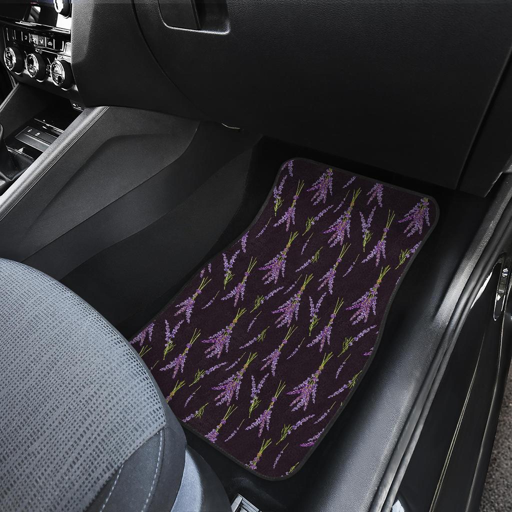 Lavender Pattern Print Design LV05 Car Floor Mats-JorJune.com