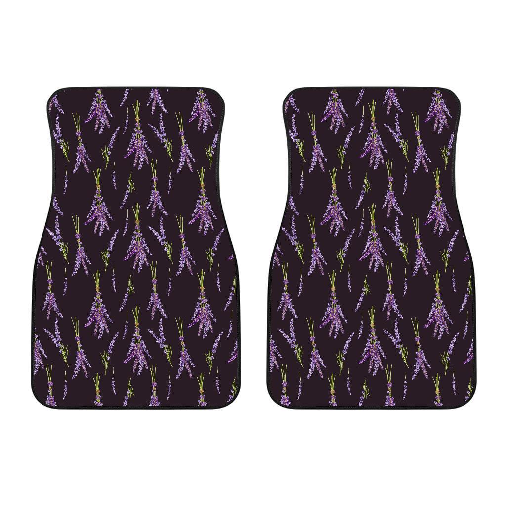 Lavender Pattern Print Design LV05 Car Floor Mats-JorJune.com