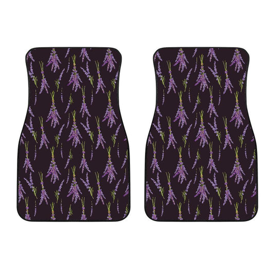 Lavender Pattern Print Design LV05 Car Floor Mats-JorJune.com