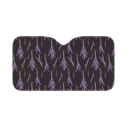 Lavender Pattern Print Design LV05 Car Sun Shade-JorJune
