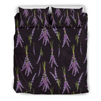 Lavender Pattern Print Design LV05 Duvet Cover Bedding Set-JORJUNE.COM