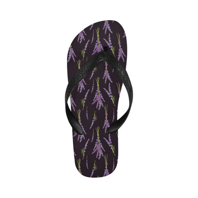 Lavender Pattern Print Design LV05 Flip Flops-JorJune