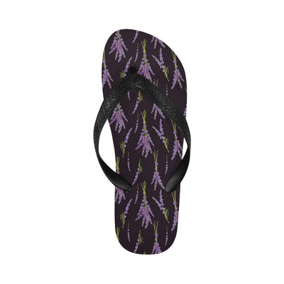 Lavender Pattern Print Design LV05 Flip Flops-JorJune