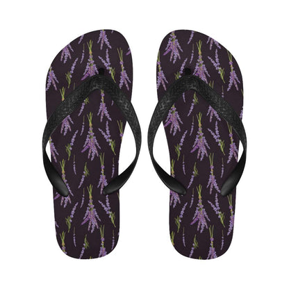 Lavender Pattern Print Design LV05 Flip Flops-JorJune