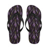 Lavender Pattern Print Design LV05 Flip Flops-JorJune