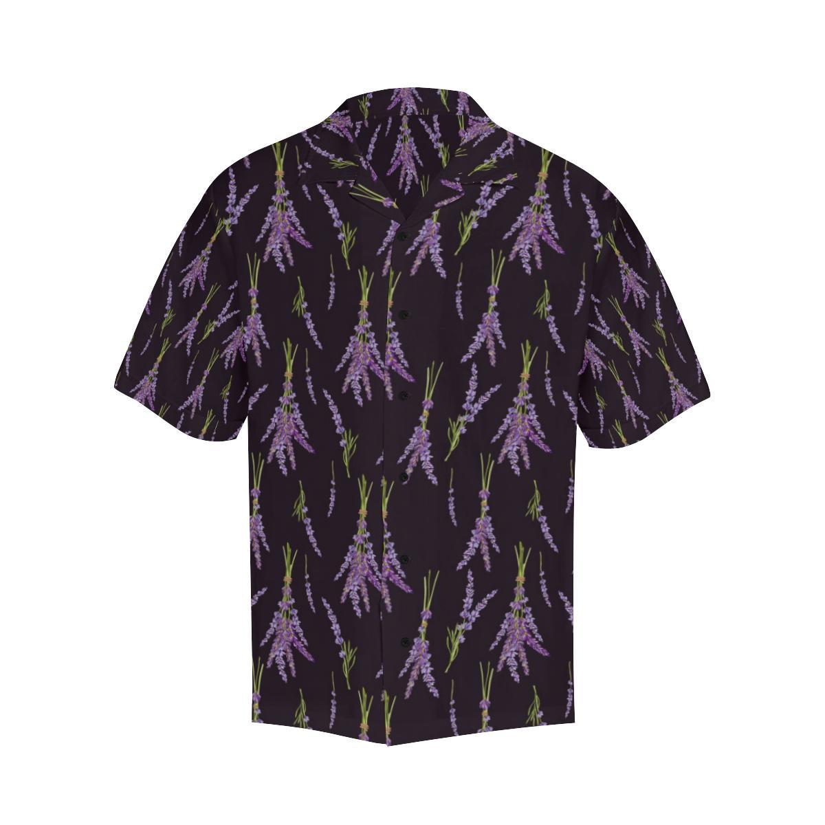 Lavender Pattern Print Design LV05 Men Hawaiian Shirt-JorJune