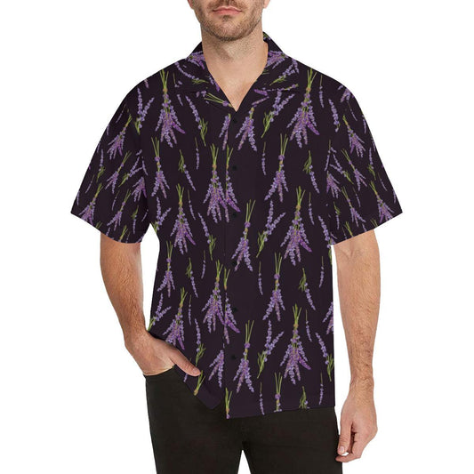 Lavender Pattern Print Design LV05 Men Hawaiian Shirt-JorJune