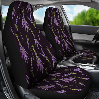 Lavender Pattern Print Design LV05 Universal Fit Car Seat Covers-JorJune