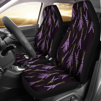 Lavender Pattern Print Design LV05 Universal Fit Car Seat Covers-JorJune