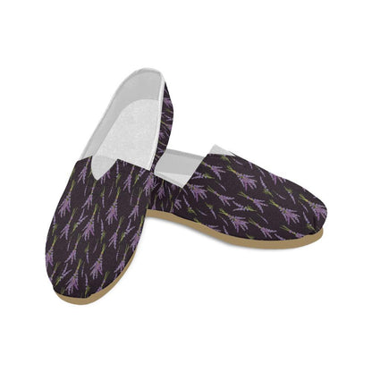 Lavender Pattern Print Design LV05 Women Casual Shoes-JorJune.com