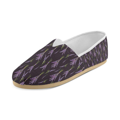 Lavender Pattern Print Design LV05 Women Casual Shoes-JorJune.com