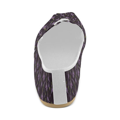 Lavender Pattern Print Design LV05 Women Casual Shoes-JorJune.com