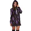 Lavender Pattern Print Design LV05 Women Hoodie Dress