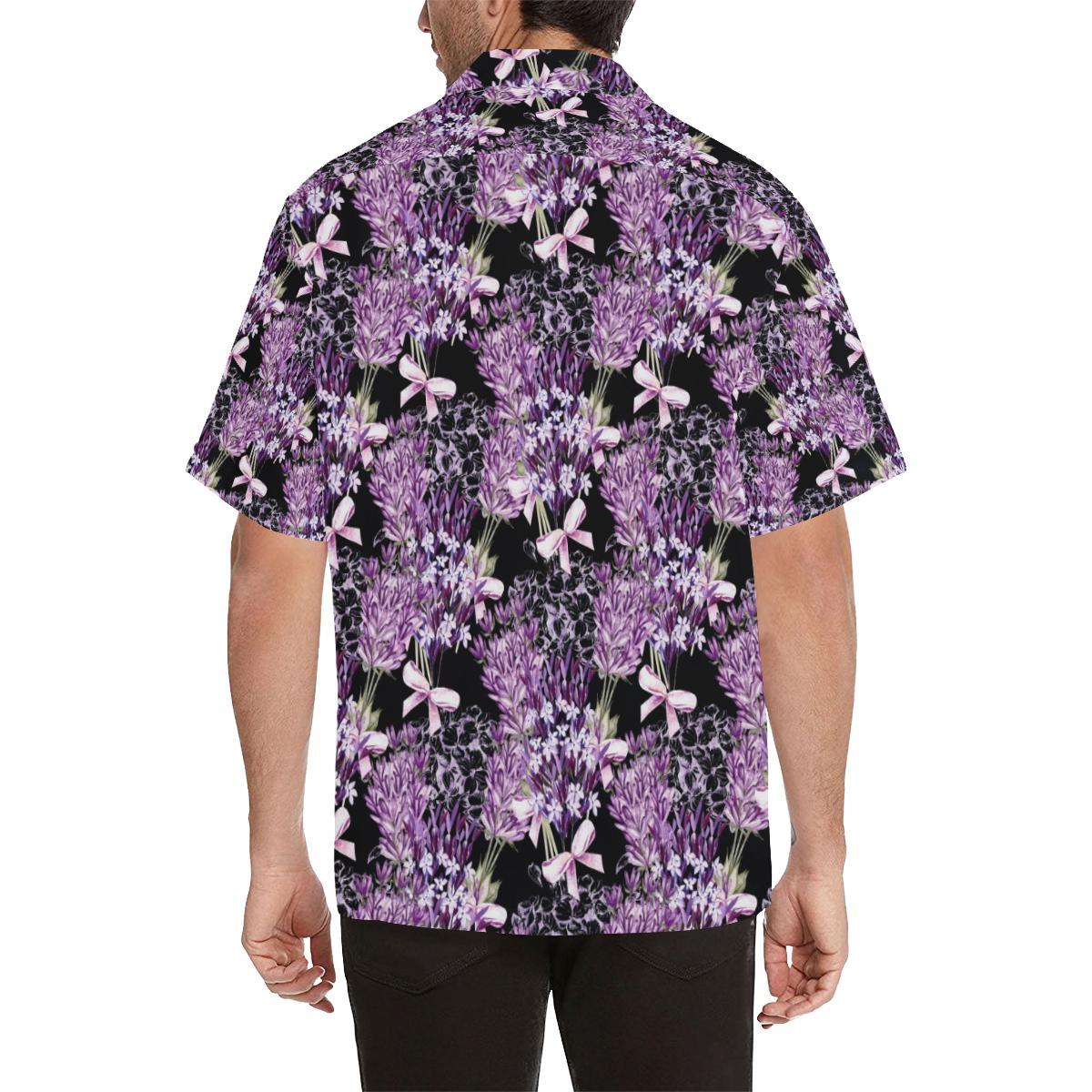 Lavender Pattern Print Design LV06 Men Hawaiian Shirt-JorJune