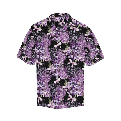 Lavender Pattern Print Design LV06 Men Hawaiian Shirt-JorJune