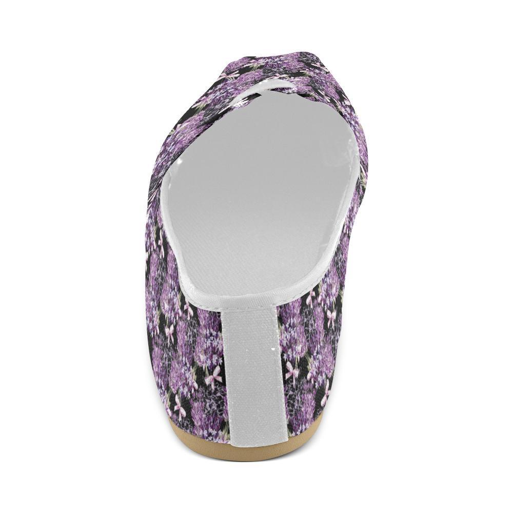 Lavender Pattern Print Design LV06 Women Casual Shoes-JorJune.com