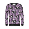 Lavender Pattern Print Design LV06 Women Long Sleeve Sweatshirt-JorJune