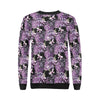 Lavender Pattern Print Design LV06 Women Long Sleeve Sweatshirt-JorJune