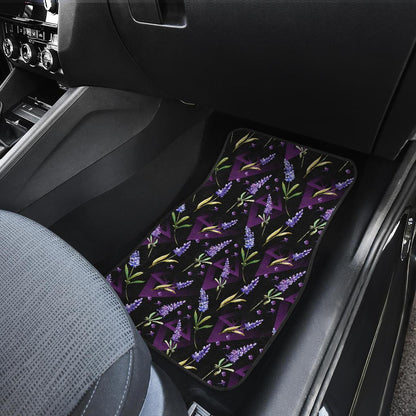 Lavender Pattern Print Design LV07 Car Floor Mats-JorJune.com