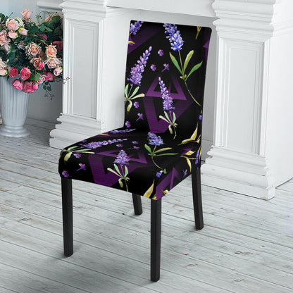 Lavender Pattern Print Design LV07 Dining Chair Slipcover-JORJUNE.COM