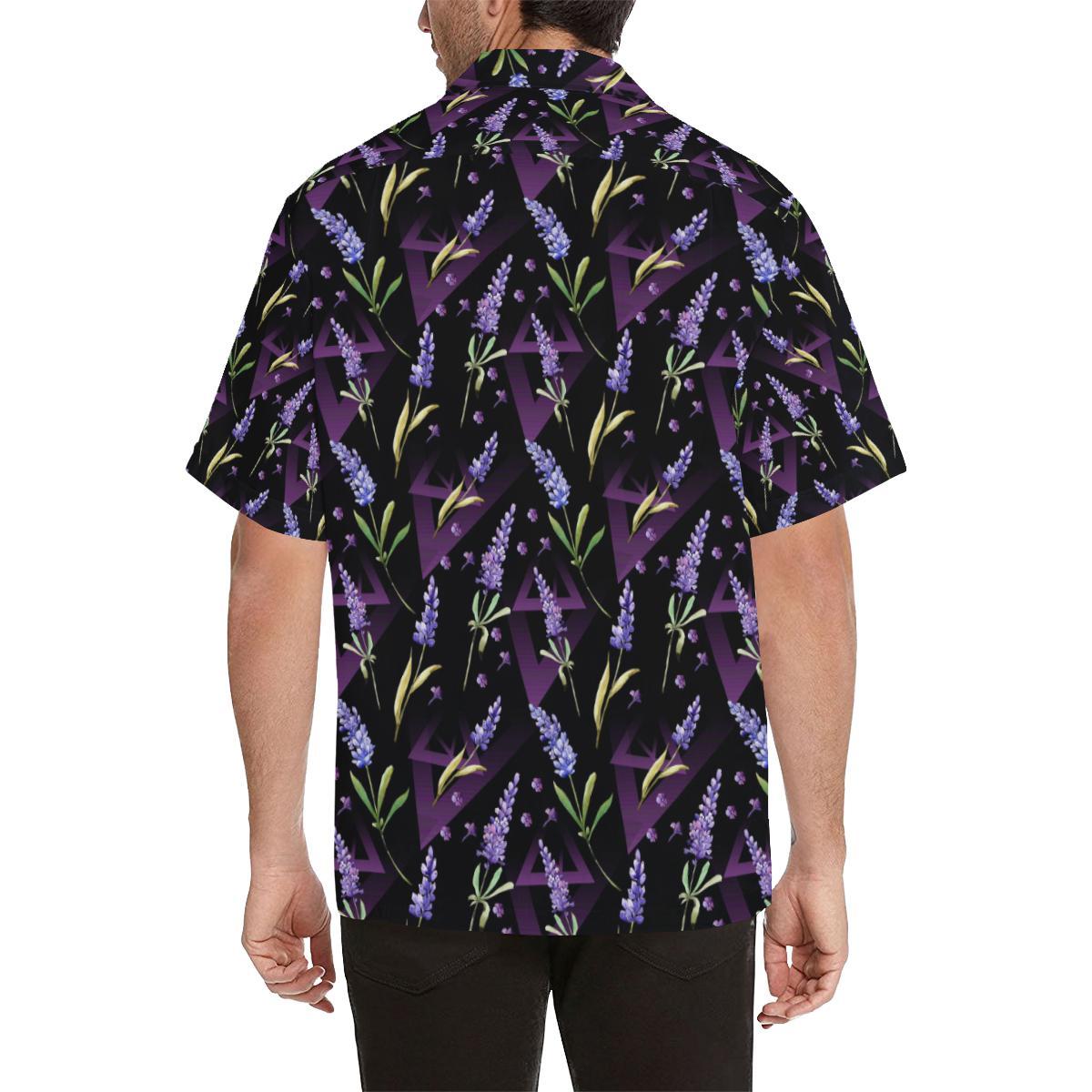 Lavender Pattern Print Design LV07 Men Hawaiian Shirt-JorJune