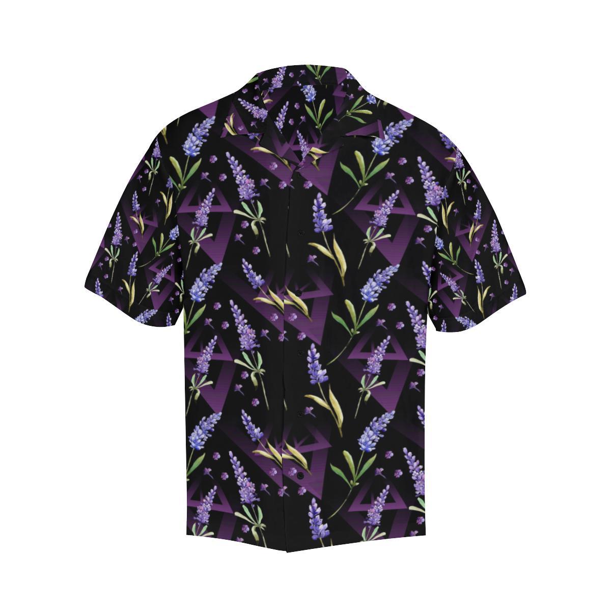 Lavender Pattern Print Design LV07 Men Hawaiian Shirt-JorJune