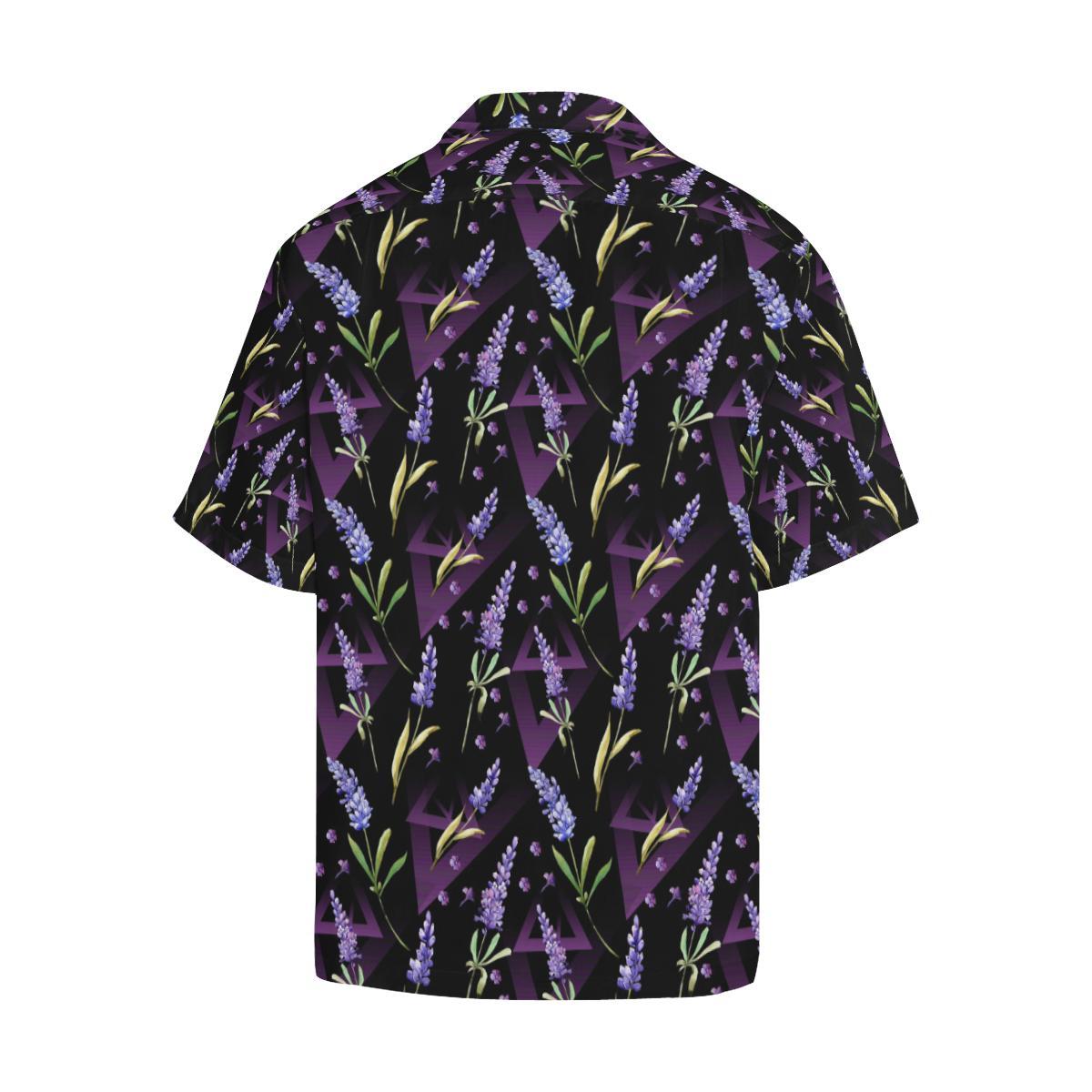 Lavender Pattern Print Design LV07 Men Hawaiian Shirt-JorJune