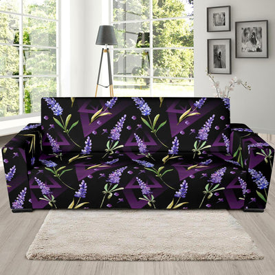 Lavender Pattern Print Design LV07 Sofa Slipcover-JORJUNE.COM