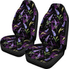 Lavender Pattern Print Design LV07 Universal Fit Car Seat Covers-JorJune