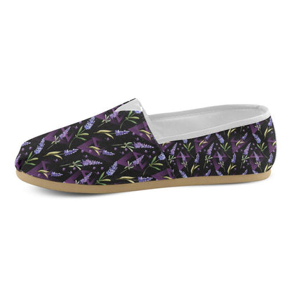 Lavender Pattern Print Design LV07 Women Casual Shoes-JorJune.com