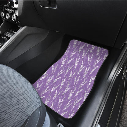 Lavender Pattern Print Design LV08 Car Floor Mats-JorJune.com