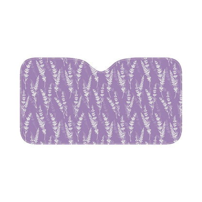 Lavender Pattern Print Design LV08 Car Sun Shade-JorJune