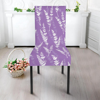 Lavender Pattern Print Design LV08 Dining Chair Slipcover-JORJUNE.COM