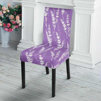 Lavender Pattern Print Design LV08 Dining Chair Slipcover-JORJUNE.COM