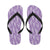 Lavender Pattern Print Design LV08 Flip Flops-JorJune