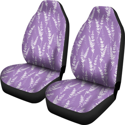 Lavender Pattern Print Design LV08 Universal Fit Car Seat Covers-JorJune