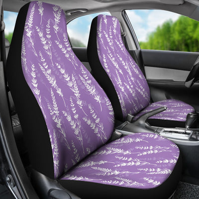 Lavender Pattern Print Design LV08 Universal Fit Car Seat Covers-JorJune