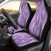 Lavender Pattern Print Design LV08 Universal Fit Car Seat Covers-JorJune