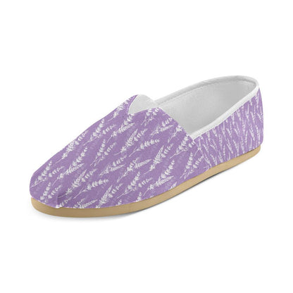 Lavender Pattern Print Design LV08 Women Casual Shoes-JorJune.com