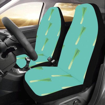 Leek Pattern Print Design 01 Car Seat Covers (Set of 2)-JORJUNE.COM