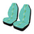 Leek Pattern Print Design 01 Car Seat Covers (Set of 2)-JORJUNE.COM