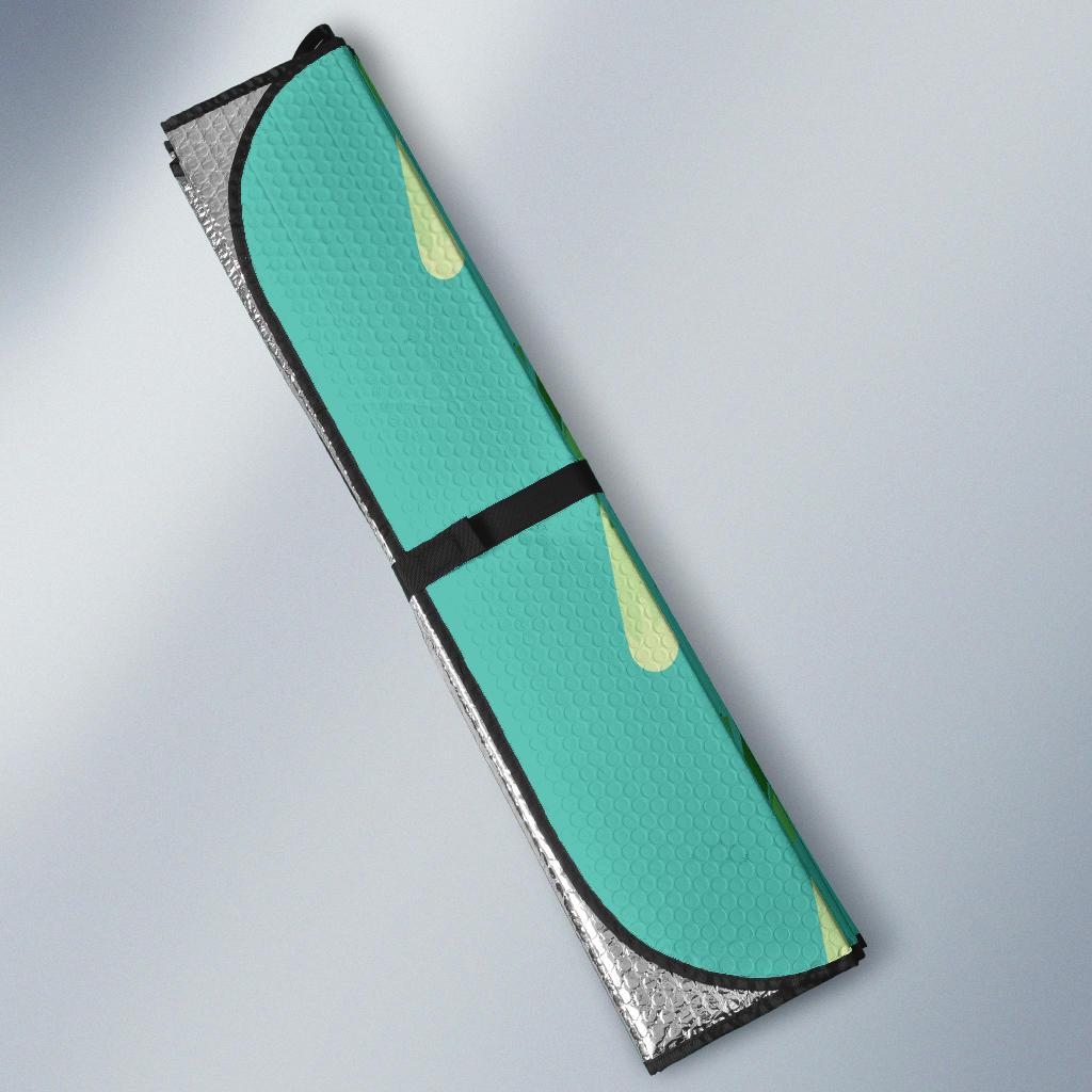 Leek Pattern Print Design 01 Car Sun Shades-JORJUNE.COM