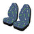 Leek Pattern Print Design 02 Car Seat Covers (Set of 2)-JORJUNE.COM