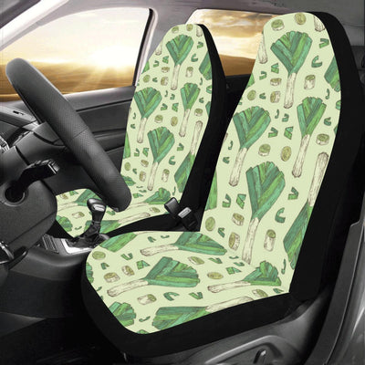 Leek Pattern Print Design 04 Car Seat Covers (Set of 2)-JORJUNE.COM