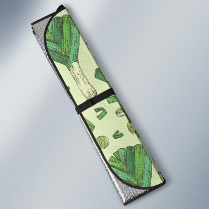Leek Pattern Print Design 04 Car Sun Shades-JORJUNE.COM
