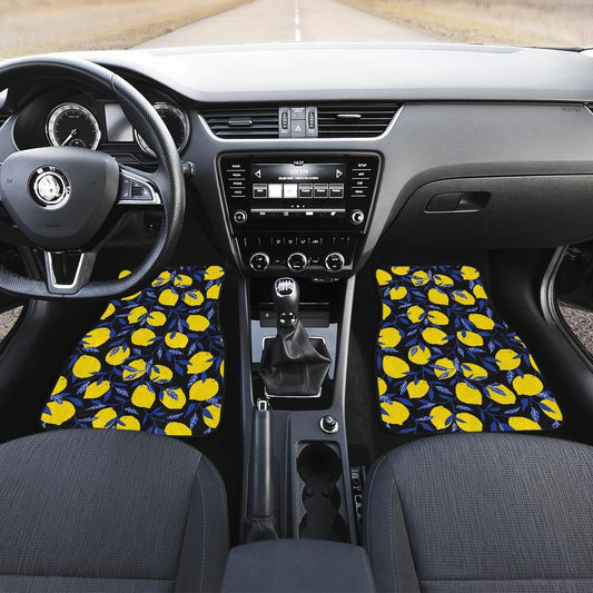 Lemon Pattern Print Design LM01 Car Floor Mats-JorJune.com