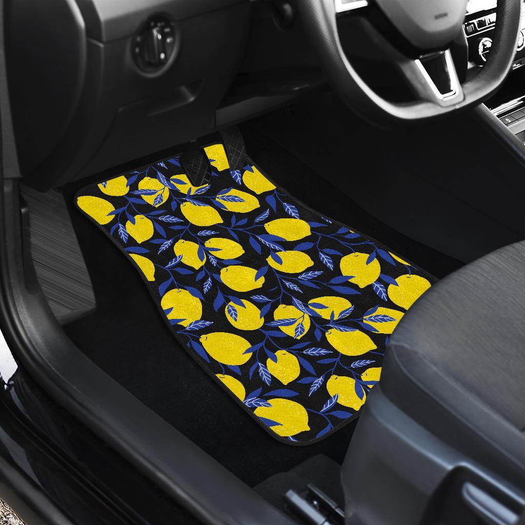 Lemon Pattern Print Design LM01 Car Floor Mats-JorJune.com